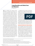 Ventilation During Lung Resection and Critical Care Comparative