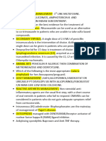 Management From MRCP 1 Past Papers