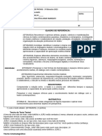 SEMANA DE PROVAS - 3º Bimestre 2023 Disciplina:Arte ANO / SÉRIE:9 - Professor:Letícia Arias Marques Nota