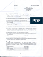 Epreuve de Fiscalité (BTS 2009)