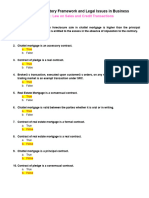 Prelim Exam CA51025 - Regulatory Framework and Legal Issues in Business