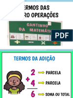 Termos Das 4 Operacoes Luzia Professora