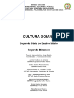 Cultura Goiana Segunda Série - Segundo Bimestre