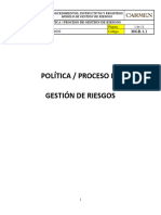 Politica-Proceso-Gestion-Riesgos - Viña Santa Rita