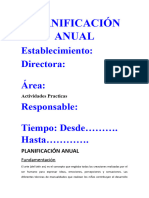 Planificación Anual