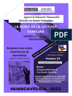 Semana 25 - para Docentes de Huancavelica - Resuelve Casos Sobre Experiencias de Aprendizaje Realice Deducciones