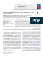 Direct Solvent Extraction of Indium From A Zinc Residue Reductive Leach