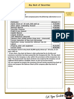 Chapter 1 - Buyback Additional Questions