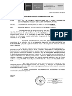 Oficios Informando El Cumplimiento Mandato Judicial Divpen