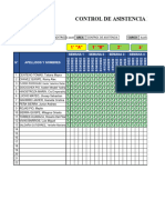 Control de Asistencia 2023 - Bimestre