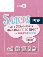 5 Dicas para Organizacao e Planejamento Do Tempo 2