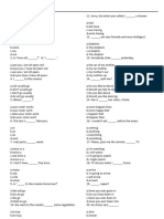 8G Level Assessment Test