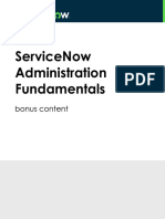 ServiceNow Administration Fundamentals - BONUS Materials