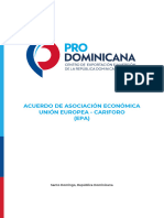 Acuerdo de Asociación Económicoa Unión Europea Cariforo EPA