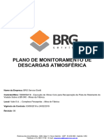 Plano de Monitoramento de Descargas Atmosfericas - BRG Service Eireli