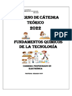 Cuadernillo Fundamentos Químicos de La Tecnología Clase 1