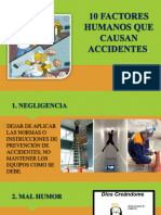 Charla de 5 Minutos - Factores Humanos Que Causan Accidentes