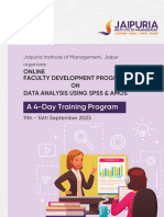 Online 4 Day FDP Brochure