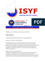 Reglamento Internacional de Yoga Deportivo 2018 Â©