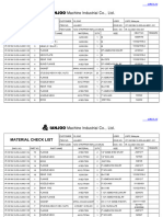 Material Tracebility Report