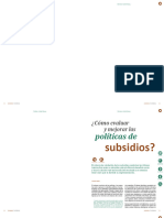 Rojas F., CGR. Como Evaluar Las Políticas de Subsidios