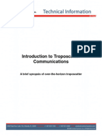 Introduction To Troposcatter Communicati