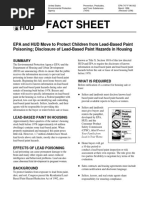 EPA HUD Lead Based Paint Factsheet