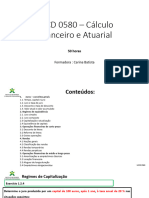 CÁLCULO FINANCEIRO - Resolução de Exercicios Taxas - 1-1