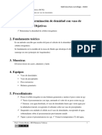 Práctica 5. Determinación de Densidad Con Vasos de Densidades