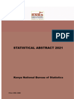 Knbs Statistical Abstract 2021