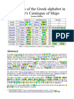 The Letters of The Greek Alphabet in Homer's Catalogue of Ships