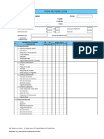 Fichad de Inspeccion para Carros