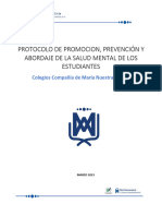 Protocolo Salud Mental