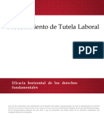 Procedimiento de Tutela Laboral 2022