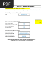 Candito 10 or 14 Week Advanced Deadlift Program - DR Workout