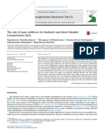 The Role of Nano Additives For Biodiesel and Diesel Blended