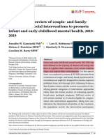 2021 - Kaminski - Evidence Base Review of Couple and Family Based Psychosocial Interventions Promote Infant Mental Health 2010 To 2019