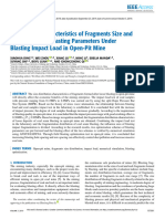 PAPER10 - Distribution Characteristics of Fragments Size