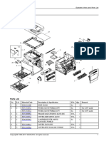 Partlist K4250 - SL-K4350LX