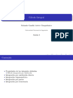 Cálculo Integral Semana 3 Rolando Astete