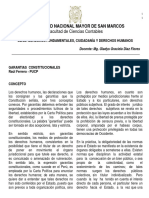 Lectura ARTICULO DE RAÚL FERRERO GARANTIAS CONSTITUCIONALES