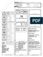 Ficha Oficial D&D 5E Editável em Negrito