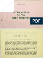 Introduction To The Holy Tradition