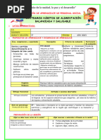 Ses-Juev - Ps-Planteamos Hábitos de Alimentación Balanceada y Saludable