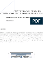 Elaboración y Operación de Viajes Combinados