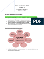 BST Chapter 3 Business Environment Notes