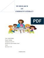 Emergent Literacy