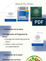 Cartilla Nacional de Salud Hombre de 20 A 59 Años