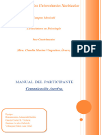 MANUAL PARTICIPANTE Comunicación Asertiva