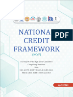 Report of National Credit Framework